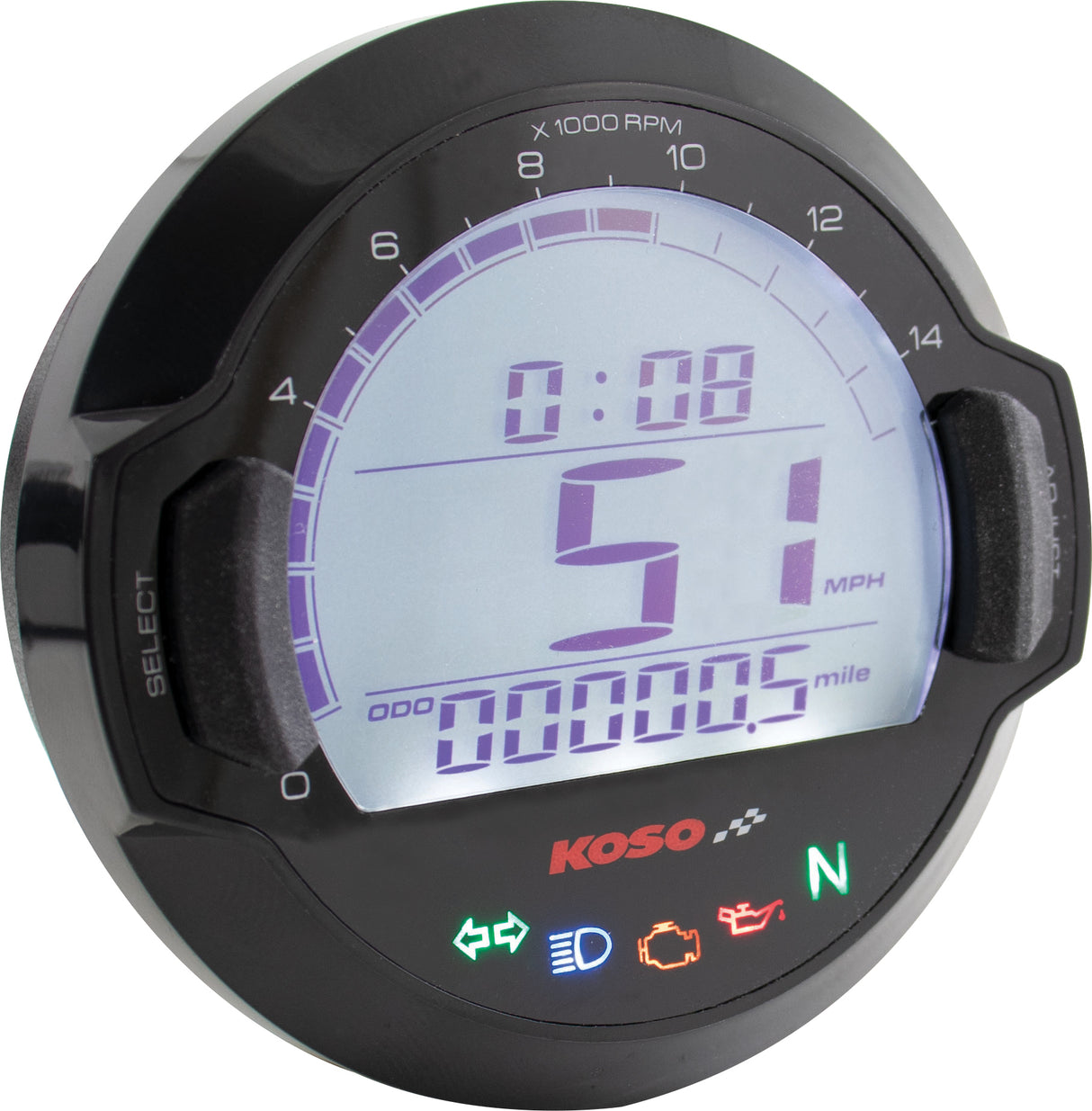 BB642W20 Dl 03sr Digital Gauge Black Bezel