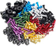 0957L Windscreen Screw Kit Well Nut Purple 