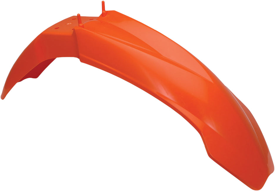 2040300237 Front Fender in vibrant orange, precision-fit, durable, high-quality vehicle protection.