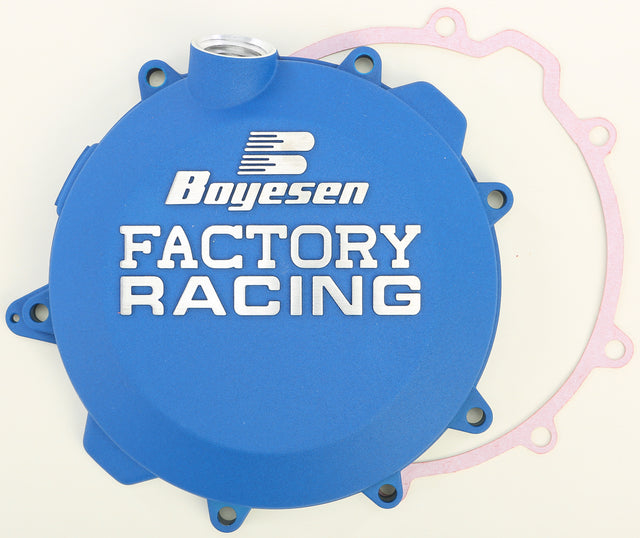 BOYESEN Factory Racing Clutch Cover Blue for Powersports