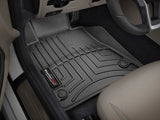 Floor Liner Molded Fit; With Channels And Reservoir To Direct And Hold Fluids With Applied WeatherTech Logo; Black; Thermoplastic Polyolefin (TPO) Vacuum Formed Material; 2 Piece