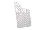 Mud Flap Multi-Fit (See Document for Guidance); 11 Inch X 19 Inch; Set of 2; Rectangle With Radius Notch; Without Logo; Brite Tread; Aluminum; Screw On