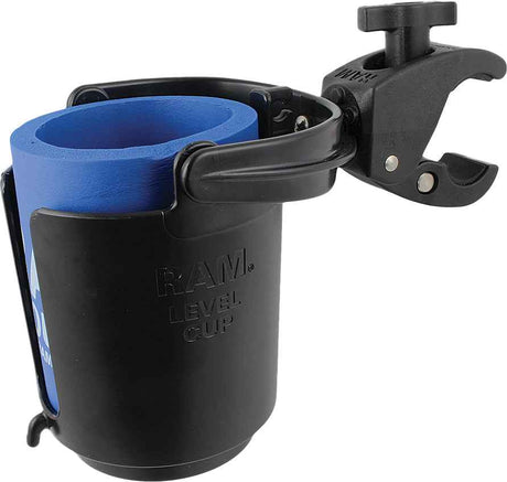 RAM-B-132-400 Tough Claw Mount W/Self Leveling Cup Holder