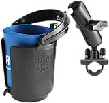 RAM-B-132R Self Leveling Cup Holder & Cozy W/Zinc Coated U Bolt Base