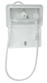 SHWRBOX-1-WHT Exterior Shower