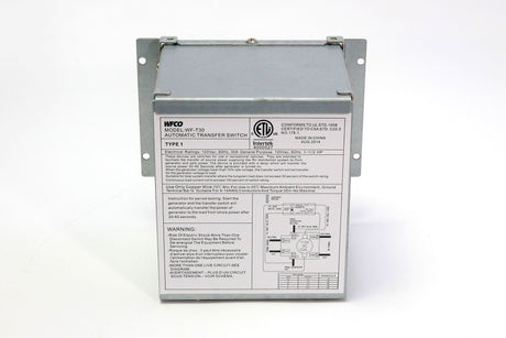 T-30-WM Power Transfer Switch