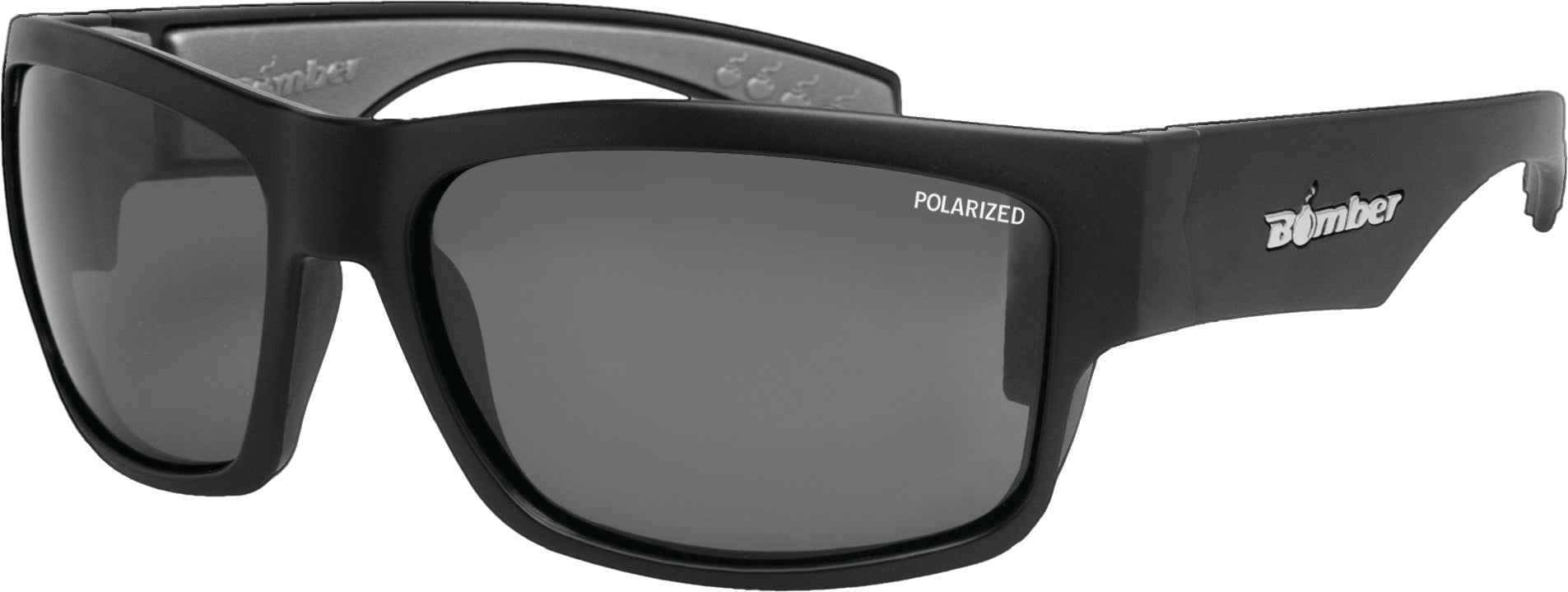 Bomber Eyewear - AH111 - Ahi Bomb Matte Black/ Smoke Polarized