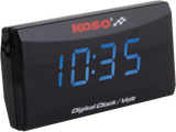 KOSO Super Slim Clock / Volt Meter Blue Display