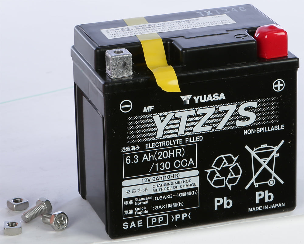 YUASA Battery Ytz7s Sealed Factory Activated