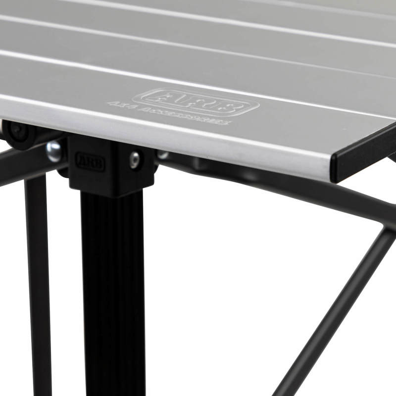 ARB Aluminum Camp Table 33.8x27.5x27.5in - Ideal for RV, automotive, powersports, off-road, marine, exterior, truck accessories, interior, truck bed, RV parts, apparel, helmets, racing, riding, BMX.