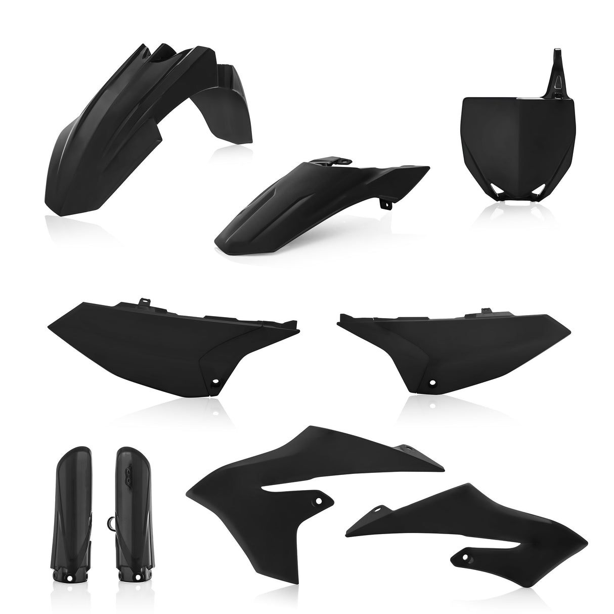 ACERBIS Full Plastic Kit Black for Powersports