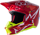 ALPINESTARS S M5 Action Helmet Red/White/Yellow Sm