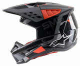 ALPINESTARS S M5 Rover Helmet Anthracite/Red Fluo/Camo Sm