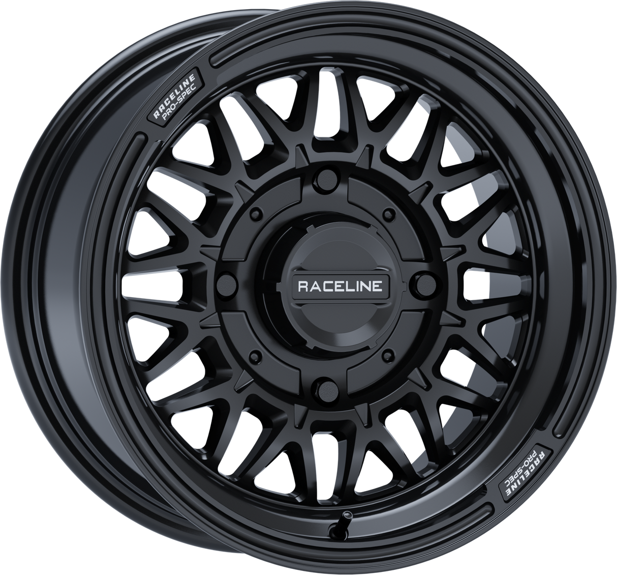 A13GB-57037+10 Raceline Omega 15x7 4/137 5+2 (+10mm) GloSS Black