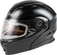 GMAX Md 01s Modular Snow Helmet W/Electric Shield Black 3x