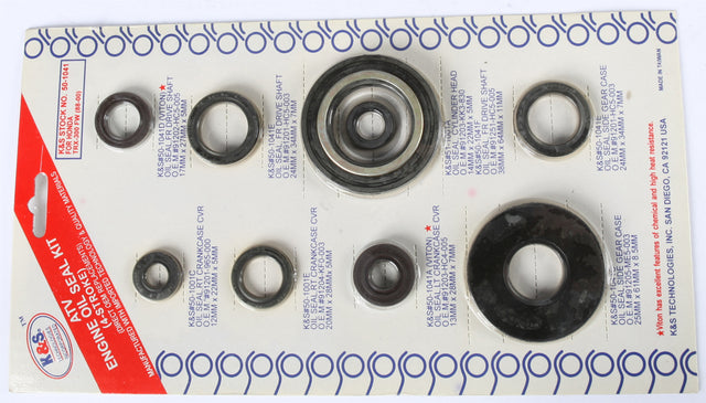 K&S Engine Oil Seal Kit for Powersports