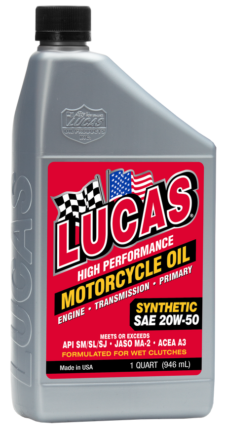 LUCAS Synthetic High Performance Oil 20w 50 1qt