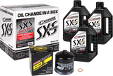 MAXIMA Sxs Quick Change Kit 10w 50 With Black Oil Filter