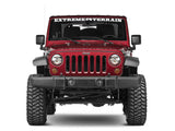 Raxiom 97-18 Jeep Wrangler TJ/JK Axial Series LED Daymaker Headlights- Chrome Housing (Clear Lens)