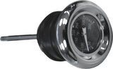 03-0091 Oil Temp Gauge 2 3/4" Dipstick with Black Face, measures 50-350°F.