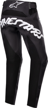 3748324-12-22 Youth Racer Hana Pants Black/White Sz 22