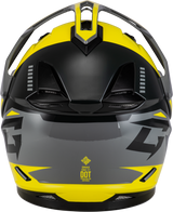 Gm 11s Ronin Snow Helmet W/ Elec Shld Yellow/Slvr/Grey Sm