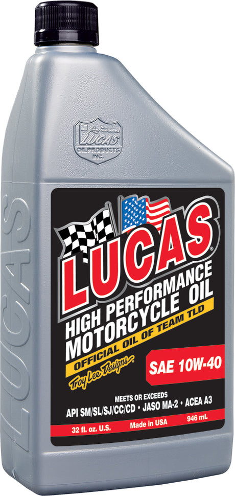 LUCAS High Performance Oil 10w 40 Qt