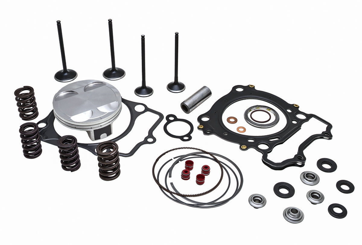 KPMI Top End Service Kit Ss Valve Conversion W/Springs for Powersports