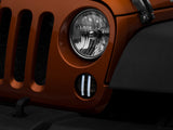 Raxiom 07-18 Jeep Wrangler JK Axial Series LED Front Turn Signals (Smoked)