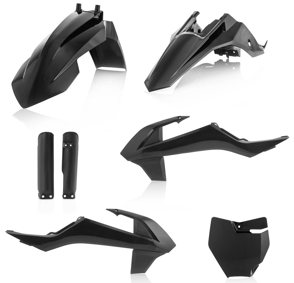 ACERBIS Full Plastic Kit Black for Powersports