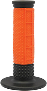 MXW15 X.9 Half Waffle Grips Orange/Black 