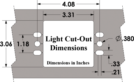 101445 Bumper Light Cover Kit 