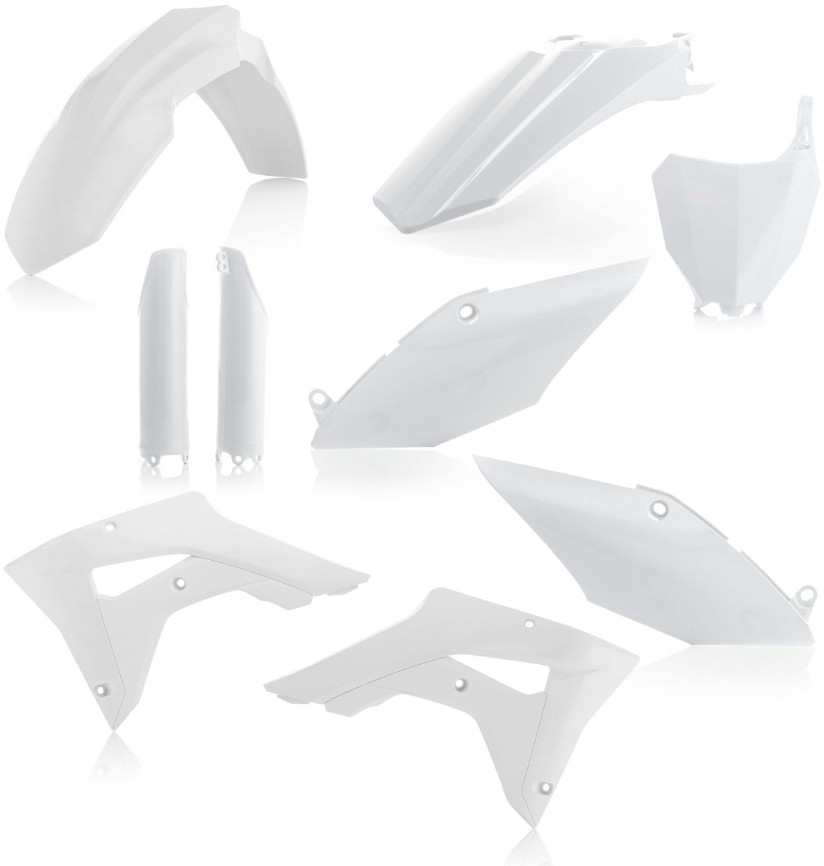 ACERBIS Full Plastic Kit White for Powersports