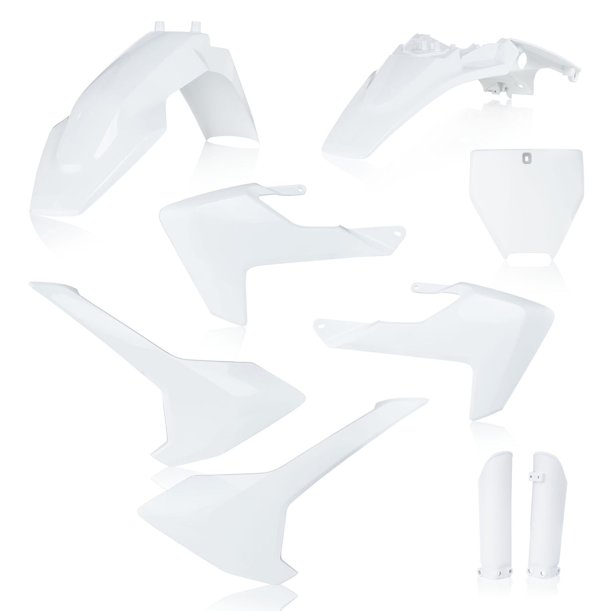 ACERBIS Full Plastic Kit White for Powersports