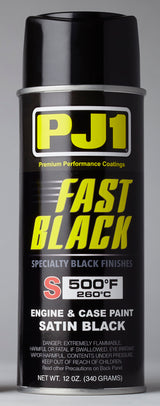 PJ1 Fast Black Engine Paint Satin Black