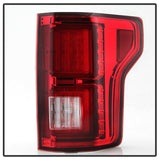 Spyder 18-19 Ford F-150 (w/Blind Spot Sensor) LED Tail Lights - Red Clear (ALT-YD-FF15018-LED-RC) 