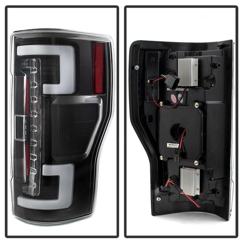 Spyder 17-18 Ford F-250 Super Duty (Excl LED Models) LED Tail Lights - Black (ALT-YD-FS17-LED-BK) 