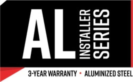 AL Installer Series logo with the text "3-Year Warranty, Aluminized Steel".