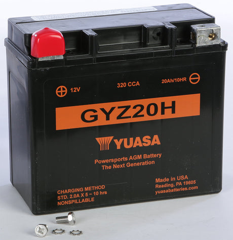 YUASA YUAM72RGH Battery Gyz20h Sealed Factory Activated