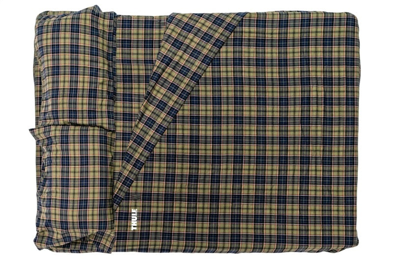 Thule Flannel Sheets for 2-Person Tents - Plaid Blue-Green