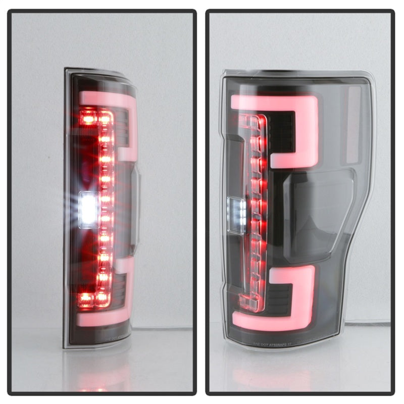 Spyder 17-18 Ford F-250 Super Duty (Excl LED Models) LED Tail Lights - Black (ALT-YD-FS17-LED-BK) 