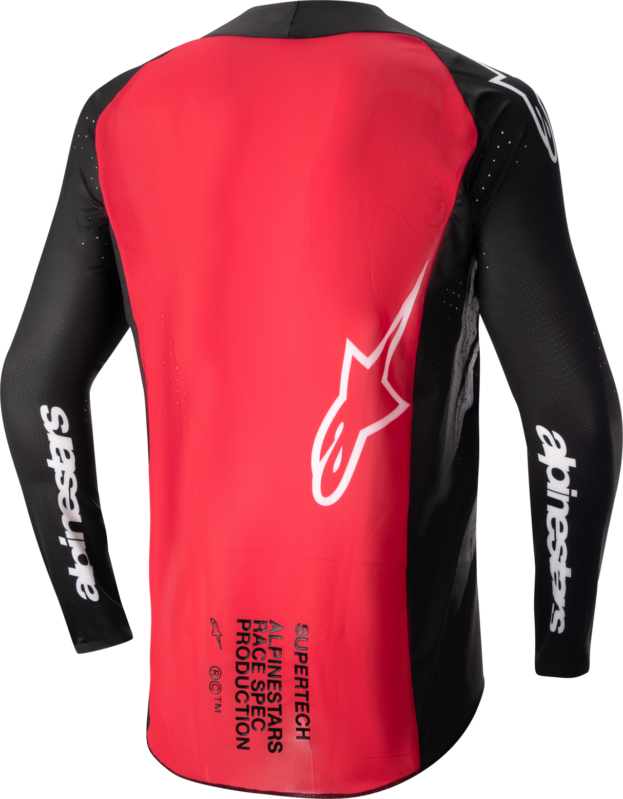 3763224-1323-M Supertech Ward Jersey Black/Red Berry Md