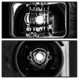 Spyder 19-22 Dodge Ram 2500 Halogen Projector Headlights - Sequential LED Turn Signal, Black, PRO-YD-DR19HDHALSI-SEQ-BK, Low Beam H7, High Beam H1.