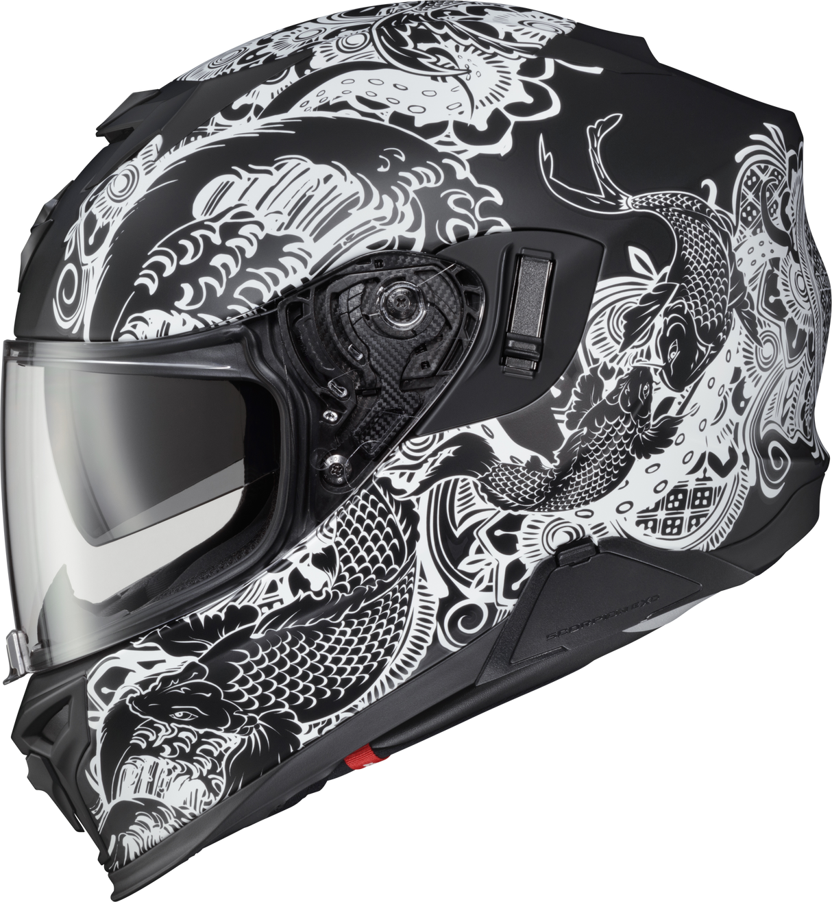 SCORPION EXO T52-1104 Exo T520 Helmet Nama Sushi Black/White Md