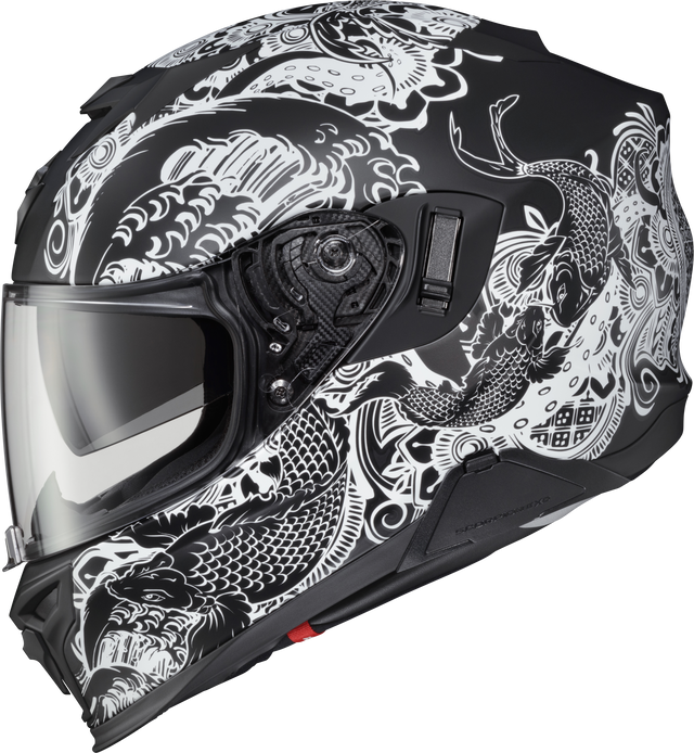 SCORPION EXO T52-1104 Exo T520 Helmet Nama Sushi Black/White Md