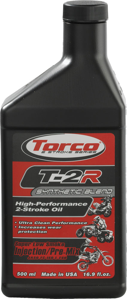 TORCO T 2r High Performance 2 Stroke Oil 500ml for Powersports