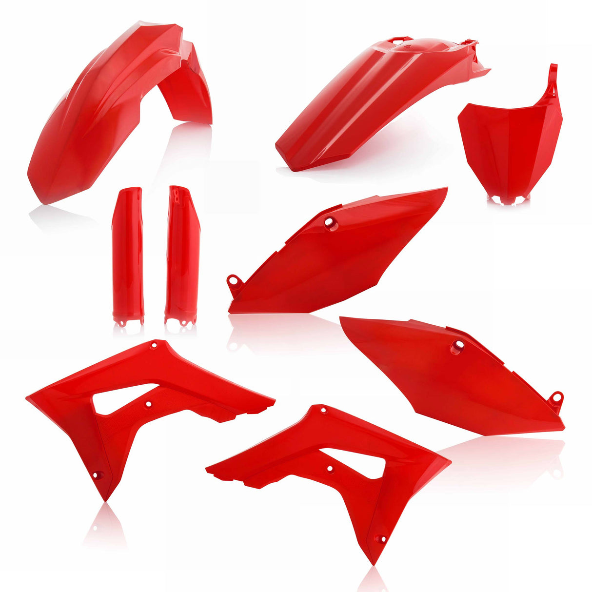 ACERBIS Full Plastic Kit Red for Powersports