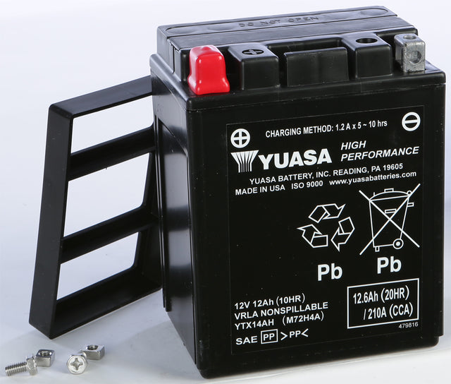 YUAM72H4A Battery Ytx14ah Sealed Factory Activated 